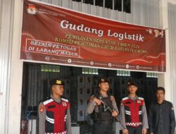 Satgas Preventif Polres Bima, Tingkatkan Keamanan Dengan Patroli di Kantor KPU, Bawaslu dan Gudang Logistik KPU