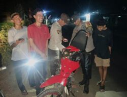 Cipta Kondisi Menjelang Tahapan Pilkada Serentak  2024, Polsek Sanggar Menggelar  Razia dan Sweeping