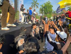 207 Personel Polres Bima Kota Amankan Kampanye Akbar Paslon Pilkada Nomor 2