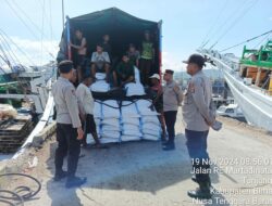 Polsek Kawasan Pelabuhan Laut Bima Laksanakan Patroli Rutin di Dermaga Pelabuhan