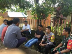 Cooling System, Bhabinkamtibmas Polsek Soromandi Imbau Warga Bersinergi Menuju Pilkada Damai