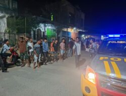 Masa Tenang Pilkada, Patroli Dialogis Polsek Woha Sampaikan Himbauan Kamtibmas