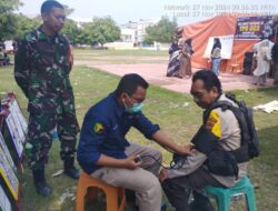 Sie Dokkes Polres Bima Kota Pastikan Kesehatan Personel Pam TPS