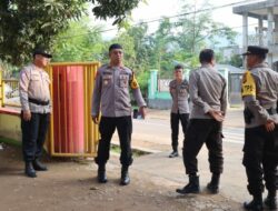 Memastikan  Aman dan Lancar, Kapolres Bima  AKBP Eko Sutomo S.I.K.,M.I.K.,Tinjau Langsung Rapat Pleno di Tingkat PPK