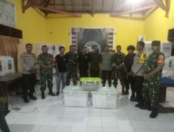 Pastikan Aman, Polsek Belo Kawal Pergeseran Kotak Suara Hasil Rapat Pleno PPK Menuju KPU