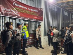 Jamin Keamanan Gudang Logistik KPU, Satgas Preventif OMP Polres Bima Perkuat Patroli Pengamanan