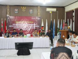 Kapolres Bima AKBP Eko Sutomo S.I.K.,M.I.K., Menghadiri Rapat Pleno Tingkat KPU Kabupaten Bima