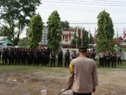 Kapolres Bima Kota Pimpin Pengamanan Rapat Pleno Rekapitulasi Suara Pilkada 2024 Tingkat Kota Bima