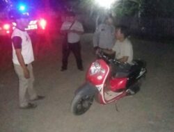 Patroli KRYD Malam Hari Pasca Rapat Pleno Tingkat KPU,Polsek Belo Imbau Warga Jaga Kamtibmas
