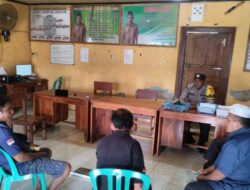 Pasca Pilkada Melalui Program Cooling System, Bhabinkamtibmas Polsek Belo Ingatkan Warga Tetap Jaga Persatu dan Kedamaian