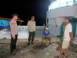 Polsek Kawasan Pelabuhan laut Bima Gelas Cooling System Pasca Pilkada di area Pelabuhan