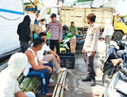 Polsek Kawasan Pelabuhan Laut Bima Gelar Kegiatan Jumat Curhat di Area Pelabuhan