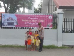 Personel Pos Pam Raba OPS Lilin Rinjani 2024 Laksanakan Patroli di Gereja Santo Yusuf