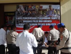 Propam Polres Bima Kota Periksa Senpi dan Amunisi untuk Pastikan Penggunaan Tepat dan Terukur