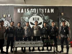 Razia Miras Jelang Nataru, Polres Bima Kota Sita Puluhan Botol Berbagai Jenis