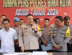Kasus Kriminal Sepanjang 2024 Menurun, Kapolres Bima Kota Ajak Masyarakat Terus Jaga Kamtibmas