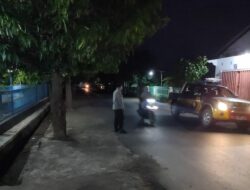 Berikan Rasa Aman Bagi Masyarakat Yang Menjalankan di Bulan Ramadhan, Polsek Sanggar Intensifkan Patroli Sahur