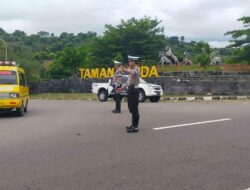 Jamin Kelancaran Lalulintas di Bulan Ramadhan, Satlantas Polres Bima Laksanakan Gatur Pagi.