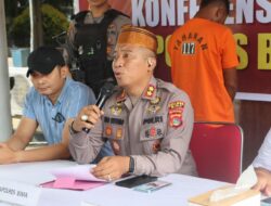 Kapolres Bima Kabupaten, AKBP Eko Sutomo, S.I.K, M.I.K, Pimpin Konferensi Pers Pengungkapan Kasus Pembunuhan di Desa Sampungu