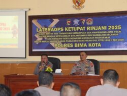 Polres Bima Kota Gelar Latihan Pra Ops Ketupat Rinjani 2025, Siap Amankan Lebaran