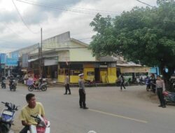 Pos PAM Ketupat Rinjani 2025, Beri Pengamanan Ngabuburit di Seputaran Pasar Tradisional Sila