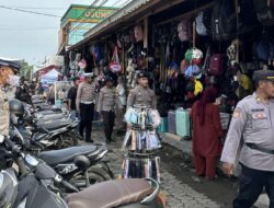 Mencegah Timbulnya Aksi Kriminalitas dan Lonjakan Harga dan Kecamatan,Pos PAM  Operasi Ketupat Rinjani Gelar Patroli Pengamanan