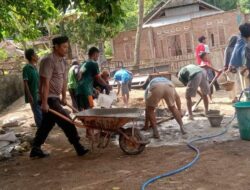 Kedekatan Antara Polri dan masyarakat, Bhabinkamtibmas Polsek Parado Laksanakan Gotong Royong Bersama Warga Binaan