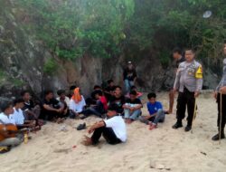 Antisipasi Premanisme dan Kasus 3C di Pantai Wane Polsek Monta Laksanakan PAM Wisata di Masa Libur Lebaran