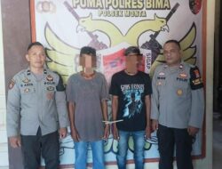 Personel Polsek Monta Berhasil Evakuasi  Terduga Pelaku Pencurian Hewan Ternak dari Amukan Massa