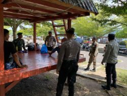 Pastikan Kenyamanan Pengunjung Wisata di Pantai Kalaki, Pos Yan Operasi Ketupat Rinjani Tingkatkan Patroli Pengamanan