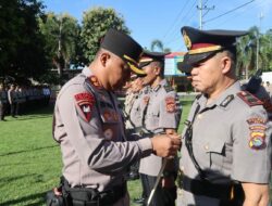 Pimpin Sertijab Kapolsek dan Kasat Tahti, Kapolres Bima AKBP Eko Sutomo S.I.K.,M.I.K: Jabatan Adalah Amanah Yang Harus Dijalankan Dengan Penuh Keikhlasan