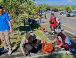 Polsubsektor Palibelo Mengikuti Gotong Royong Bersama Forkopimda Kabupaten Bima