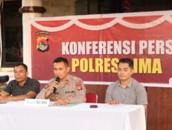 Polres Bima Menggelar Konferensi Pers, Pengungkapan Kasus Judi Sabung Ayam