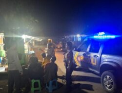 Patroli KRYD Malam Hari, Polsek Woha Imbau Warga Jaga Kamtibmas dan Cegah Potensi Kriminalitas