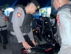 Cegah Aksi Premanisme dan Berandal Jalanan Gabungan Piket Fungsi Polres Bima, Gelar Patroli KRYD