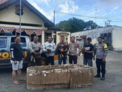 Gerebek Judi Sabung Ayam, Polsek Rastim Sita 4 Ekor Ayam Aduan dan Gelanggang