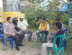 Jumat Curhat Polsek Lambu: Bhabinkamtibmas Ajak Warga Jaga Kamtibmas