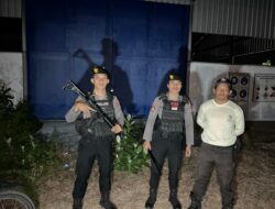 Unit Obvit Sat Samapta Polres Bima Kota Laksanakan Pengamanan Aset Vital PT. PLN UPP6 Nusa Tenggara 1 PLTU Bima