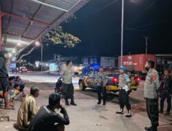 Polsek Rasanae Barat Gelar Patroli Blue Light, Jaga Kamtibmas Tetap Kondusif