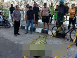 Polsek Asakota Evakuasi Pesepeda Meninggal Dunia di Jalan Lintas Ule