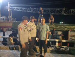 Polsek Kawasan Pelabuhan Laut Bima Gelar Patroli Rutin, Jaga Keamanan di Area Pelabuhan