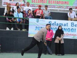 Pembukaan Turnamen Voli dan Tenis Lapangan Kapolres Bima Kota Cup I Tahun 2025 Meriahkan HUT RI ke-80