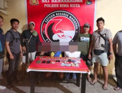 Team Opsnal Polsek Sape Amankan Dua Nelayan dan Satu Tamu Losmen Hendak Pesta dan Transaksi Shabu