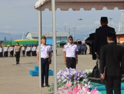 Kapolres Bima Kota Hadiri Upacara Hari Perhubungan Nasional ke-55 Tahun 2025 di Pelabuhan Bima