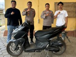 Tim Opsnal Polsek Asakota Amankan Sepeda Motor Hasil Curas, Pelakunya Tengah Diburu