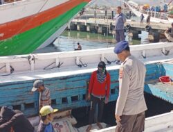 Sat Polairud Polres Bima Kota Gelar Patroli Perairan di Pelabuhan Bima dan Sape