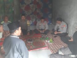 Wujud Polisi Humanis, Polsek Asakota Takziah ke Rumah Duka Warga Binaan