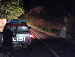 Polsek Langgudu Gelar Patroli Blue Light Cipta Kondisi di Titik Rawan Kamtibmas