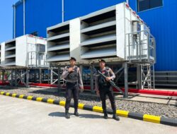 ‎Unit Pamobvit Sat Samapta Polres Bima Kota Amankan Objek Vital PLTMG Bonto Bima