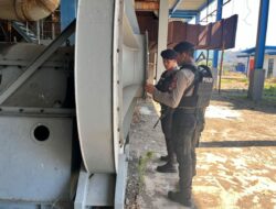 Unit Obvit Sat Samapta Polres Bima Kota Laksanakan Pengamanan Aset PT PLN UPP6 Nusa Tenggara 1 PLTU Bima